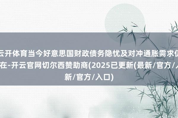 云开体育当今好意思国财政债务隐忧及对冲通胀需求仍然存在-开云官网切尔西赞助商(2025已更新(最新/官方/入口)