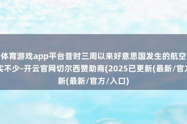 体育游戏app平台昔时三周以来好意思国发生的航空事故照实不少-开云官网切尔西赞助商(2025已更新(最新/官方/入口)
