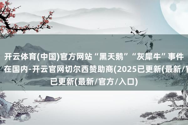 开云体育(中国)官方网站“黑天鹅”“灰犀牛”事件时有发生；在国内-开云官网切尔西赞助商(2025已更新(最新/官方/入口)